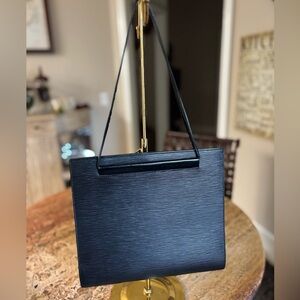 Louis Vuitton Authentic Epi Saint Tropez Black Bag